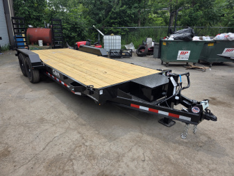 New 2025 Cam Superline 7X18 15,400K - KNEE RAMPS Equipment Trailer