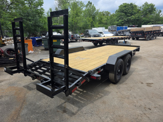 New 2025 Cam Superline 7X18 15,400K - KNEE RAMPS Equipment Trailer