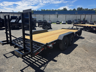 New 2025 Cam Superline 7X18 15,400K - KNEE RAMPS Equipment Trailer
