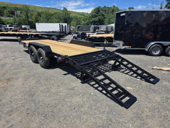 New 2025 Cam Superline 7X18 15,400K - KNEE RAMPS Equipment Trailer