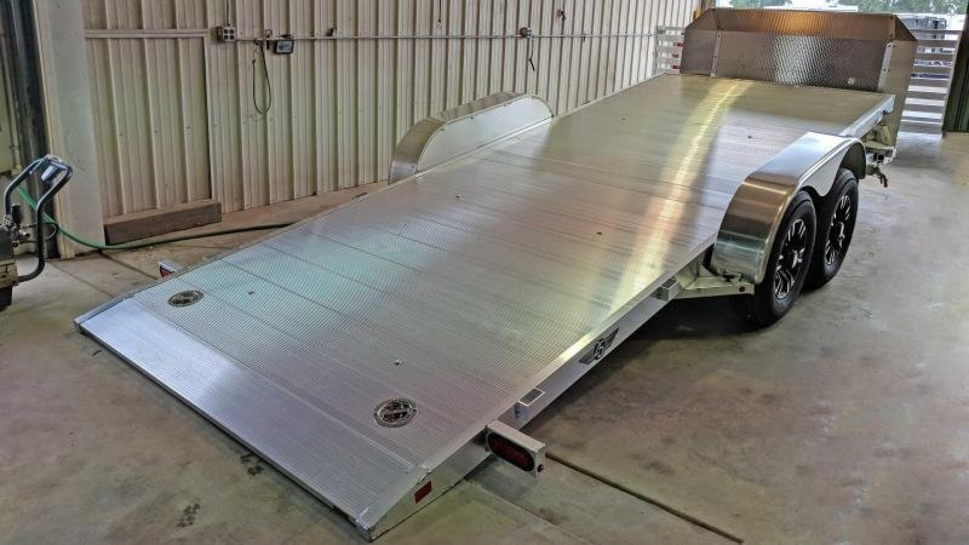 New 2026 Aluma 18' (20" Stationary + 18' Tilt) "25th Anniversary" Tilt Car Hauler