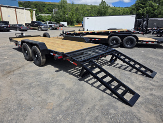 New 2025 Cam Superline 7X18 15.4K - KNEE RAMPS Equipment Trailer