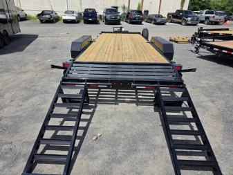 New 2025 Cam Superline 7X18 15.4K - KNEE RAMPS Equipment Trailer