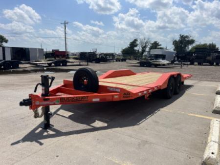 New 2025 Buckshot MFG 22' X 102" AR Tilt Trailer With Drive-Over Fenders Tilt Trailer