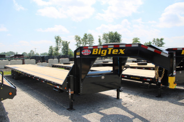New 2026 Big Tex Trailers 40' 15.9K GVWR GOOSENECK EQUIPMENT TRAILER WITH SLIDING RAMPS 49100 Equipment Trailer