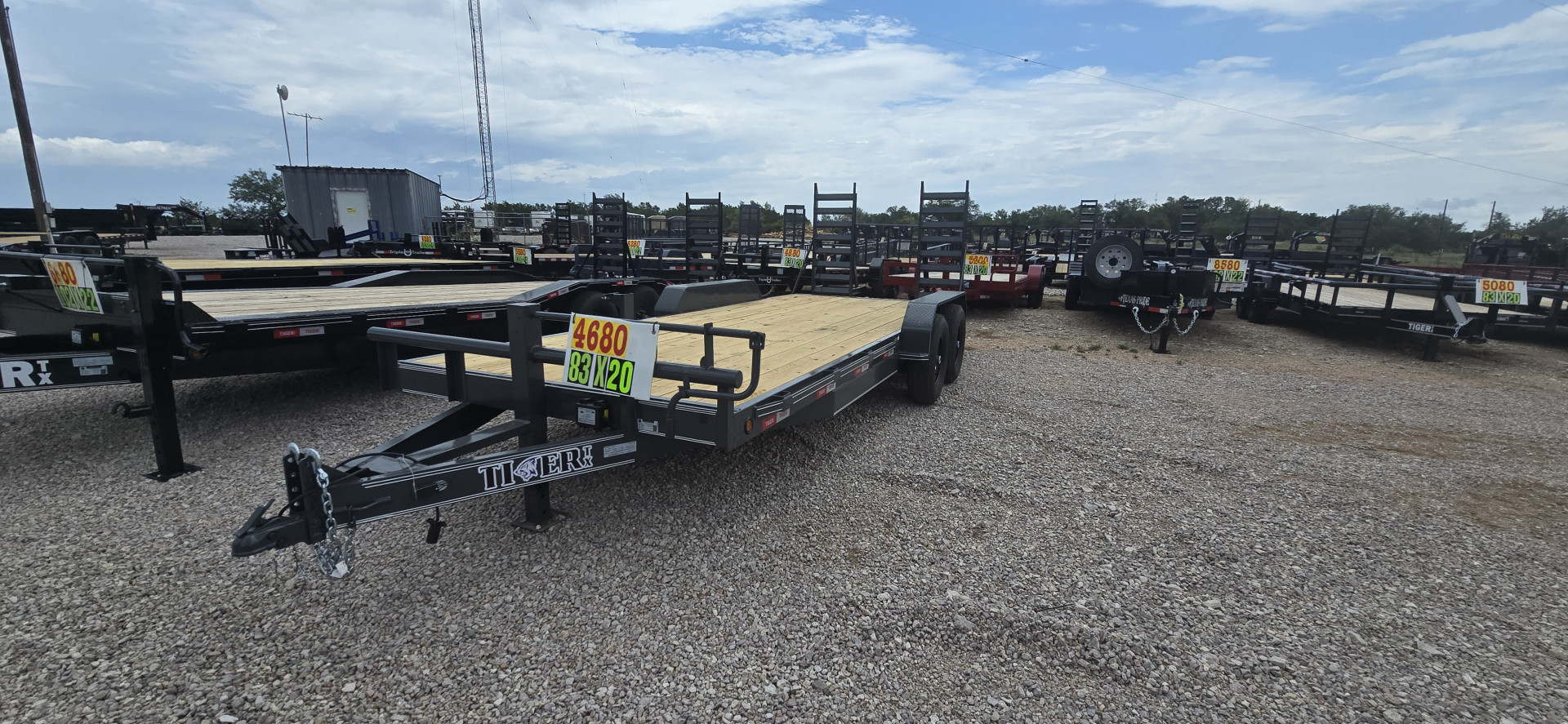 New 2025 Tiger Trailers 83" X 20' Car Hauler