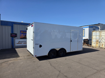New 2026 Pace American Outback DLX - 8.5x16' Enclosed Cargo- Rear Ramp Door- 7K GVWR- 12  Extended Tongue Cargo / Enclosed Trailer