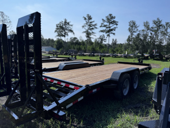 New 2025 Sure-Trac 7X22 (19+3) PRO SERIES 22K Equipment Trailer