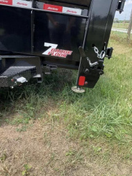 New 83"X16' LIBERTY 16K TELESCOPIC  Dump Trailer w/Tarp & Ramps