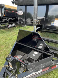 New 83"X16' LIBERTY 16K TELESCOPIC  Dump Trailer w/Tarp & Ramps