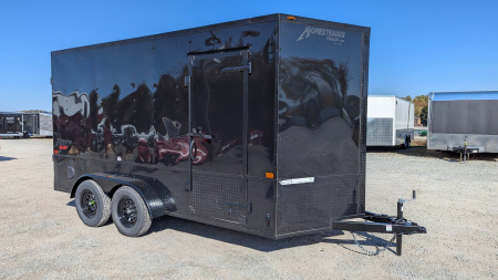 New 2026 Homesteader 7x14 Intrepid OHV V-Nose Cargo Trailer w/ Ramp Door (84  Inside)