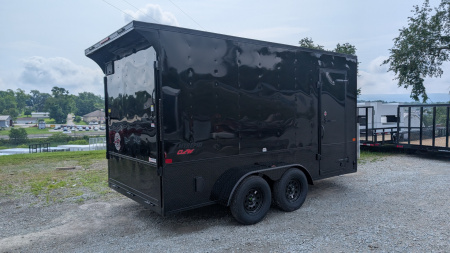 New 2026 Homesteader 7x14 Intrepid OHV V-Nose Cargo Trailer w/ Ramp Door (84  Inside)