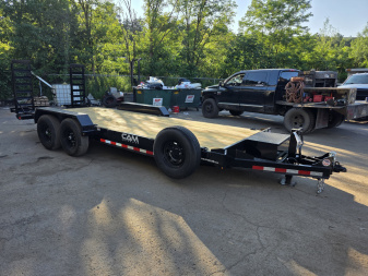 New 2025 Cam Superline 7X18 15.4K - KNEE RAMPS Equipment Trailer