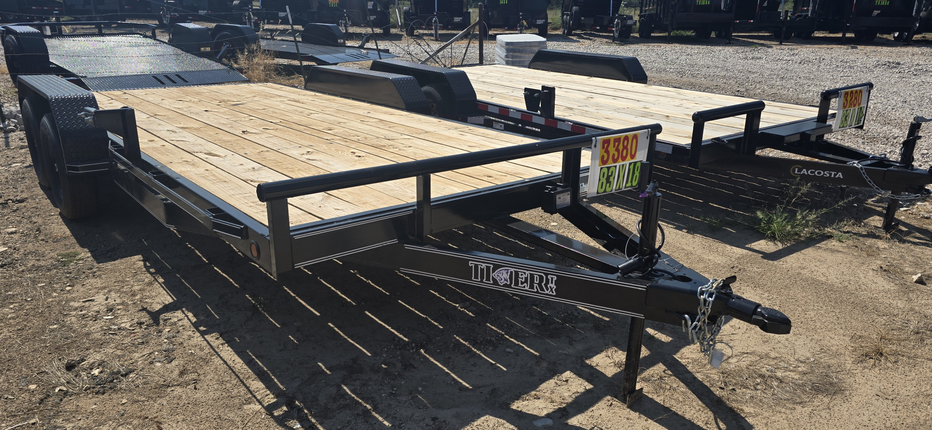 New 2025 Tiger Trailers - Car Hauler Trailer 83" X 18'