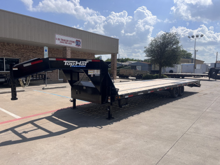 New 2025 Top Hat GN175-30X102-17.5E-H Flatbed Trailer