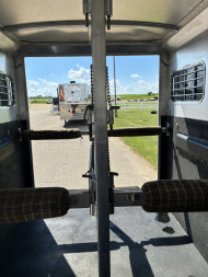 Used 2001 4-Star Deluxe 2H Straight Load BP W/B (7'9" Inside Center Height, 7'6" at Sidewalls) Trailer