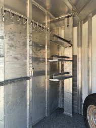 Used 2001 4-Star Deluxe 2H Straight Load BP W/B (7'9" Inside Center Height, 7'6" at Sidewalls) Trailer