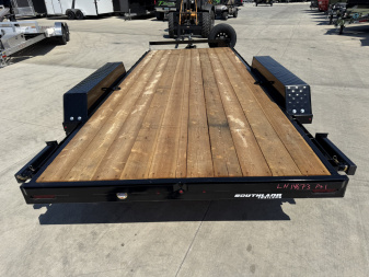 New 2026 Southland18’flat Flatbed 2-5200lb axles = 10K Trailer with side Slide In Ramps