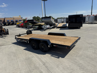 New 2026 Southland18’flat Flatbed 2-5200lb axles = 10K Trailer with side Slide In Ramps