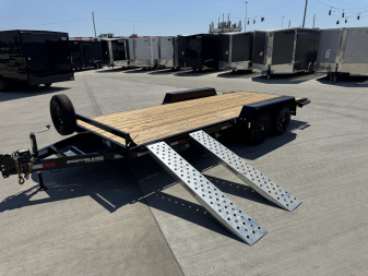 New 2026 Southland18’flat Flatbed 2-5200lb axles = 10K Trailer with side Slide In Ramps