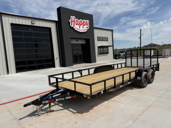 New 2025 X-On 83"x20' Tandem Axle Utility Trailer - U6