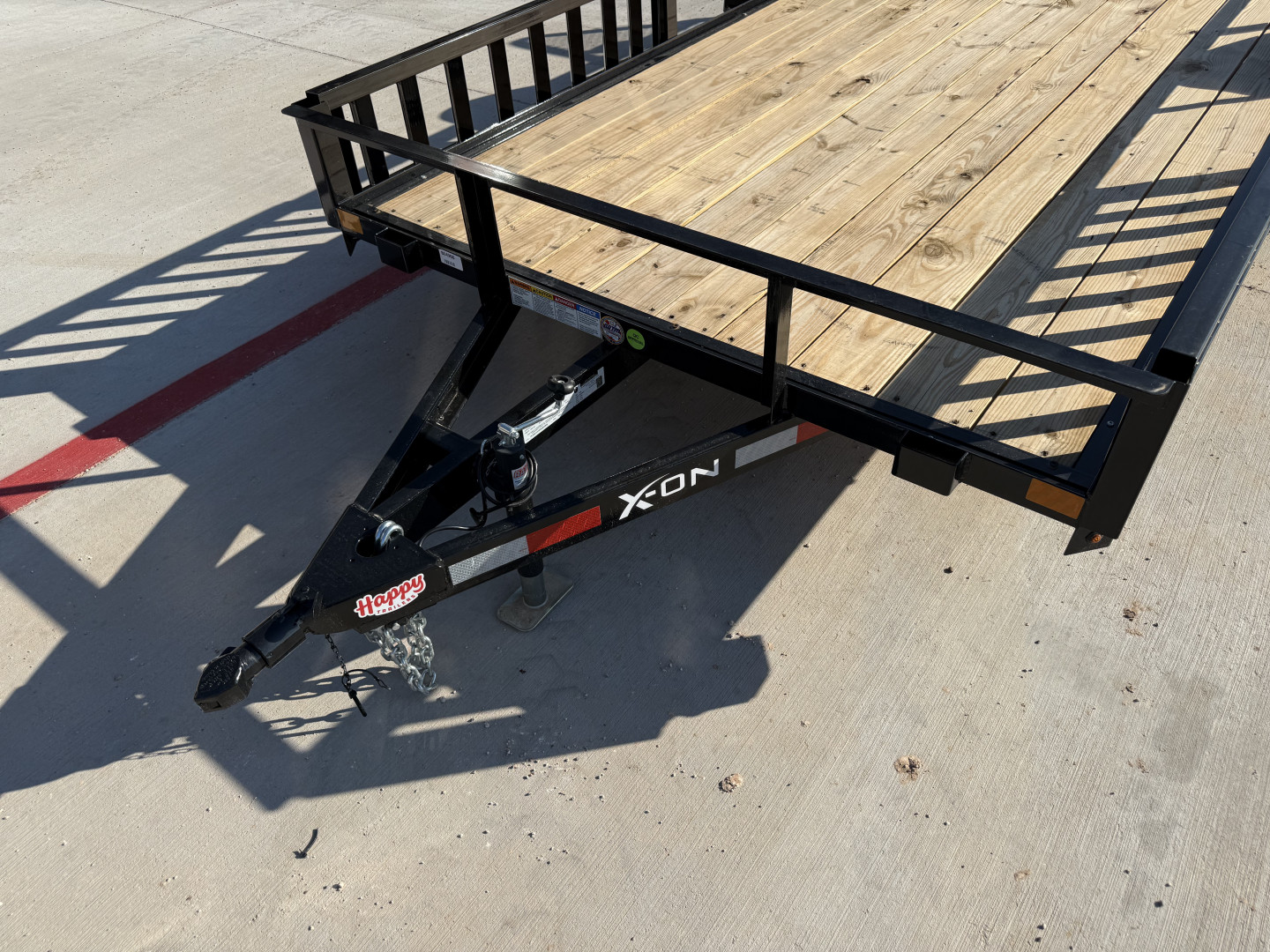 New 2025 X-On 77"x14' Single Axle Utility Trailer - U2