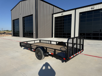 New 2025 X-On 77"x14' Single Axle Utility Trailer - U2