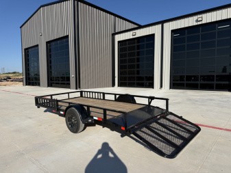 New 2025 X-On 77"x14' Single Axle Utility Trailer - U2