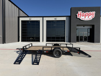 2025 X-On 77"x14' Single Axle Utility Trailer - U2