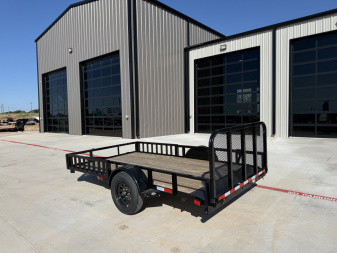 New 2025 X-On 77"x12' Single Axle Utility Trailer - U2