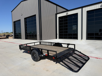 New 2025 X-On 77"x12' Single Axle Utility Trailer - U2