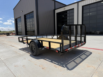 New 2025 X-On 77"x12' Single Axle Utility Trailer - U2