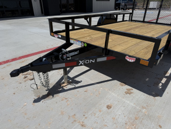 New 2025 X-On 77"x12' Single Axle Utility Trailer - U2