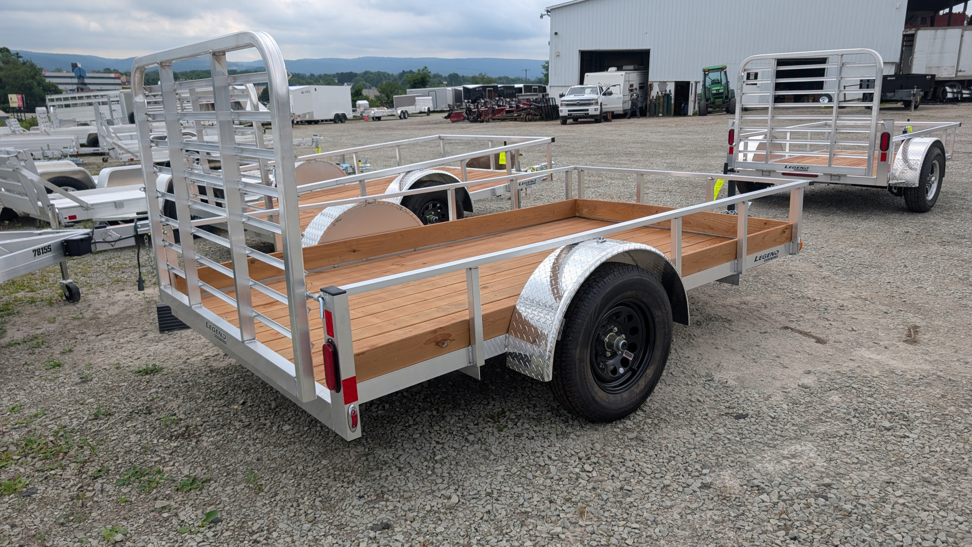 New 2026 Legend 6x10 Open Aluminum Low Side Trailer
