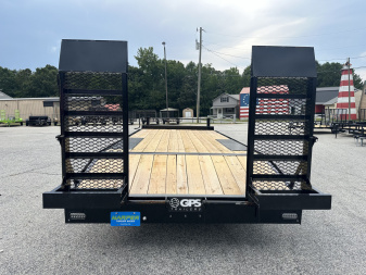 New 2025 GPS 20' DECKOVER EQUIPMENT HAULER 14K WITH 16K SPRING LOADED RAMPS