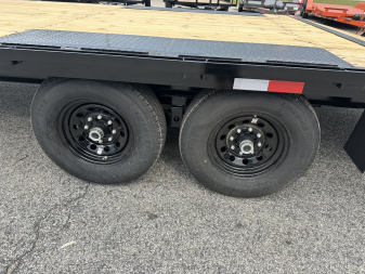 New 2025 GPS 20' DECKOVER EQUIPMENT HAULER 14K WITH 16K SPRING LOADED RAMPS