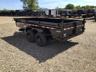 New 2026 PJ 83"x16' BP Tandem Axle Low Pro Dump w/ 24" Sides – DL