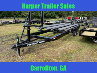 New 2025 22' HEAVY DUTY TRITOON TRAILER WITH BRAKES