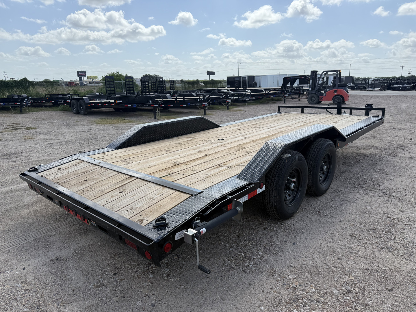New 2025 Load Trail 102 X 20 Lowboy Slide In Ramps 14K Car Hauler