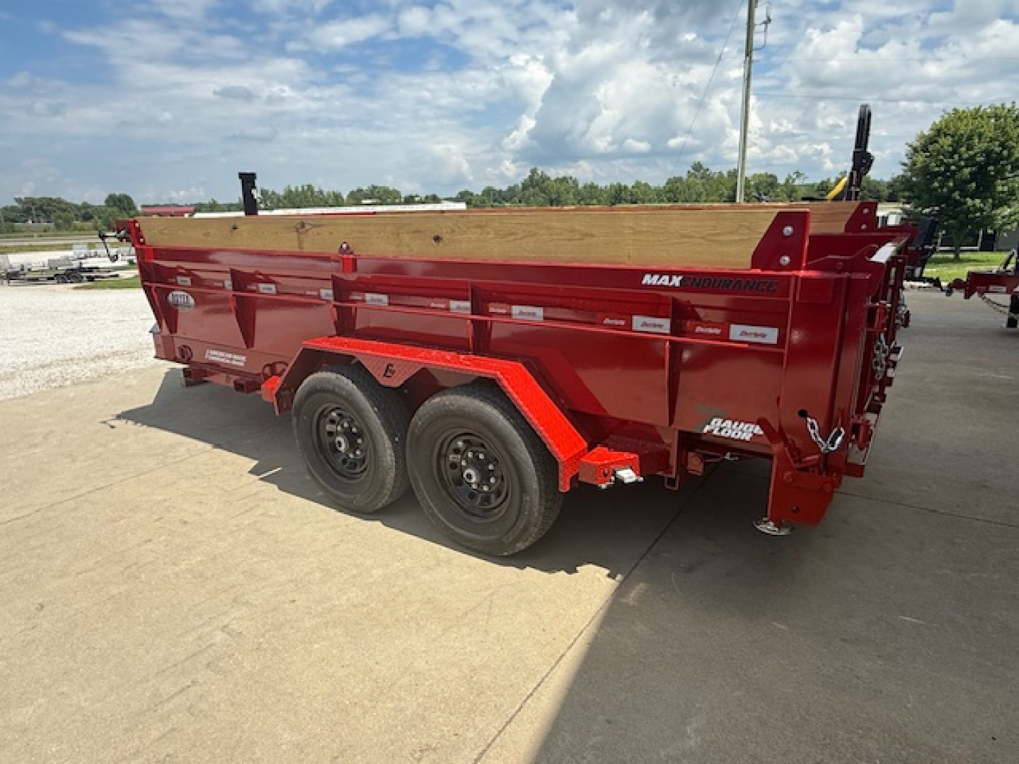New 2025 Liberty 83X14 LIBERTY 15.4k Dump Trailer w/ HYDRAULIC JACK Dump Trailer