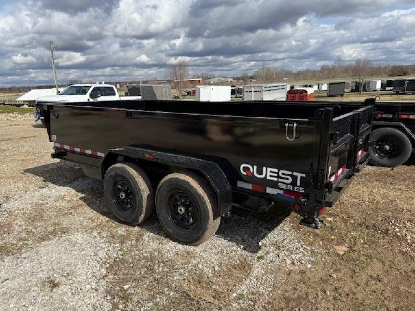 New 2025 PJ 14K QUEST 6" CHANNEL DUMP  (D7) 83"x14'