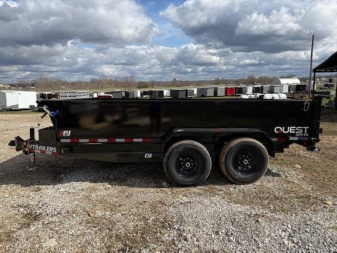 New 2025 PJ 14K QUEST 6" CHANNEL DUMP  (D7) 83"x14'