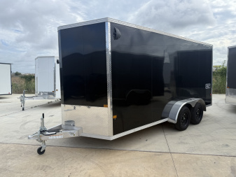 New 2025 ALCOM 7X16 Ramp Door 7K Cargo / Enclosed Trailer