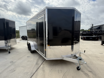 New 2025 ALCOM 7X16 Ramp Door 7K Cargo / Enclosed Trailer