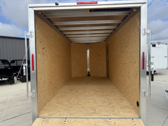 New 2025 ALCOM 7X16 Ramp Door 7K Cargo / Enclosed Trailer