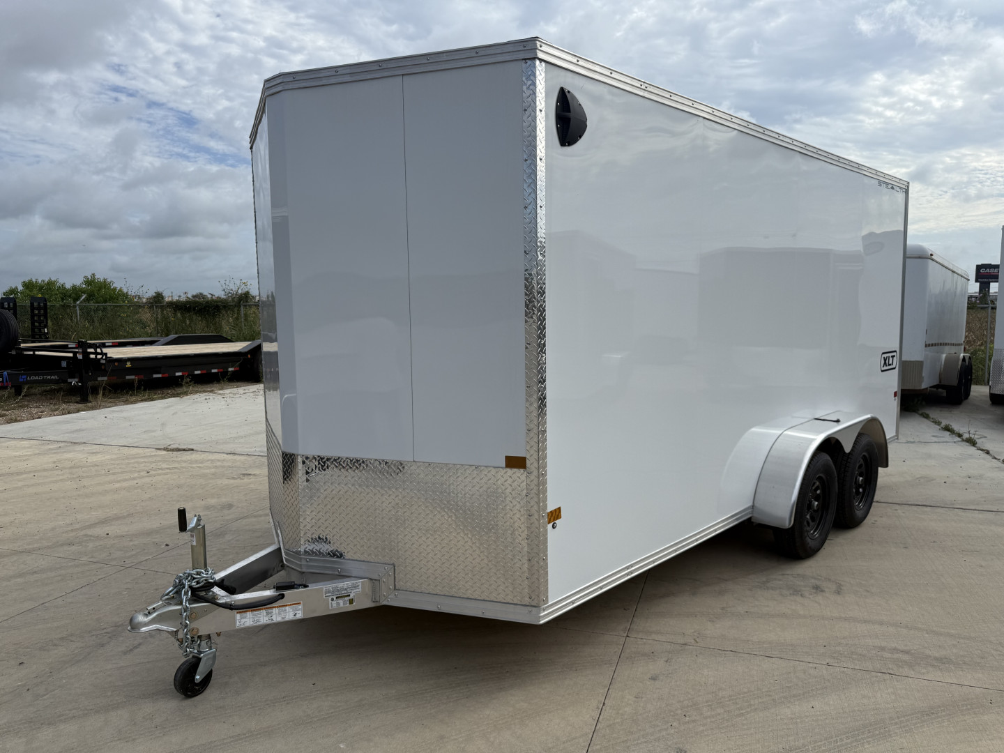 New 2025 ALCOM 7X16 Ramp Door 7K Cargo / Enclosed Trailer