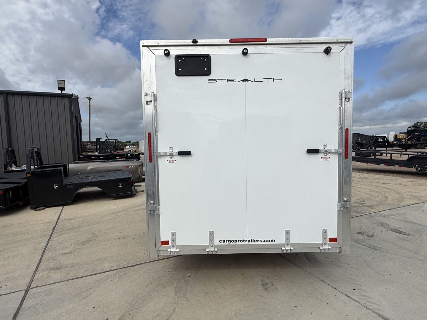New 2025 ALCOM 7X16 Ramp Door 7K Cargo / Enclosed Trailer