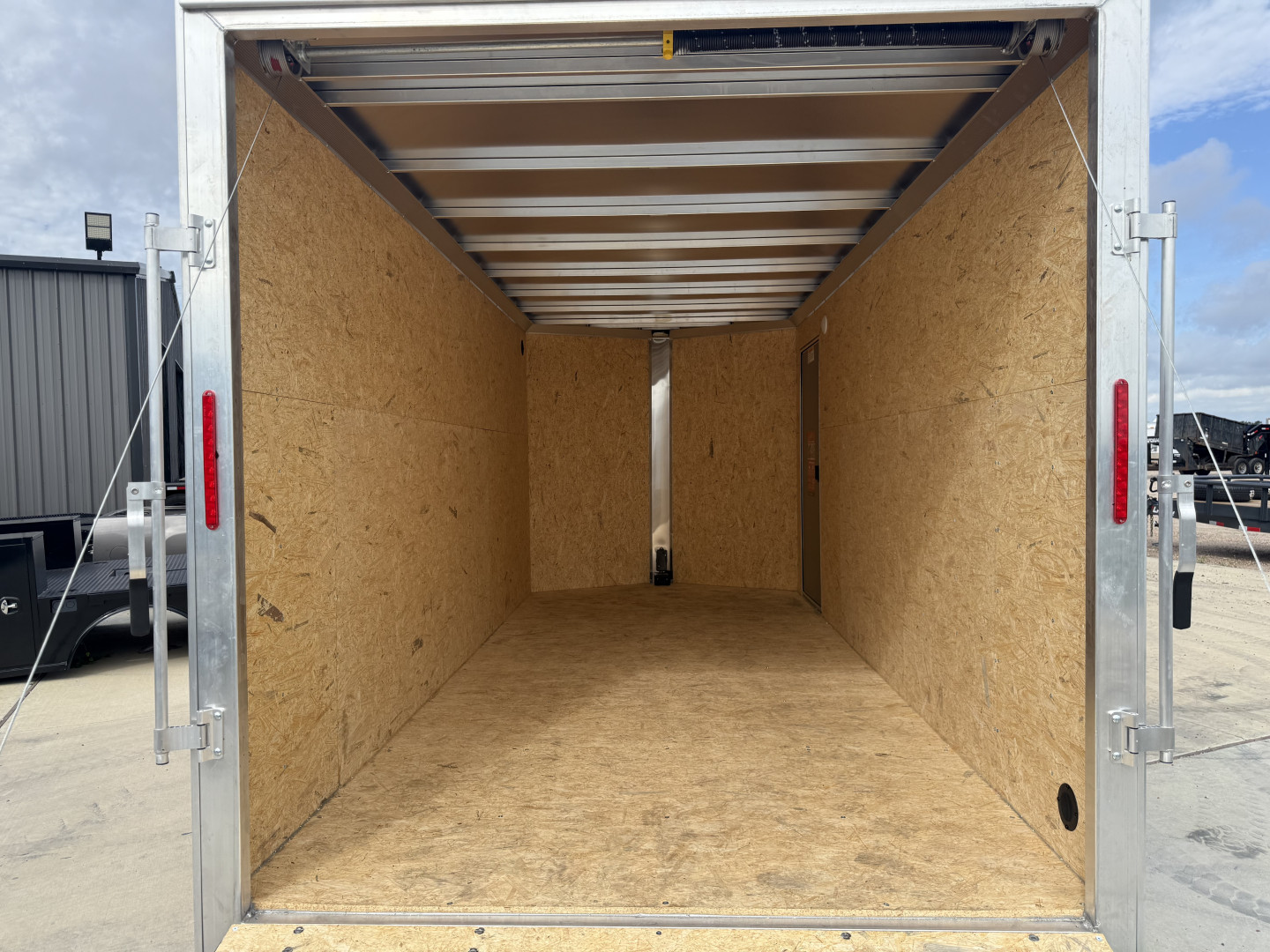 New 2025 ALCOM 7X16 Ramp Door 7K Cargo / Enclosed Trailer