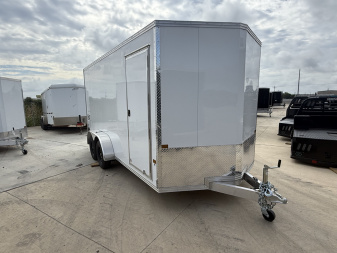 New 2025 ALCOM 7X16 Ramp Door 7K Cargo / Enclosed Trailer