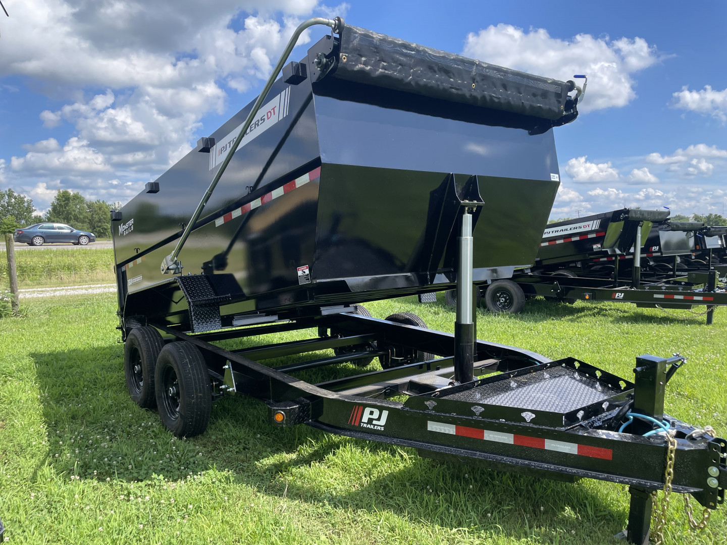 New 2025 PJ Trailers 83X14 PJ Telescopic Dump Trailer Low-Pro (DT) Dump Trailer